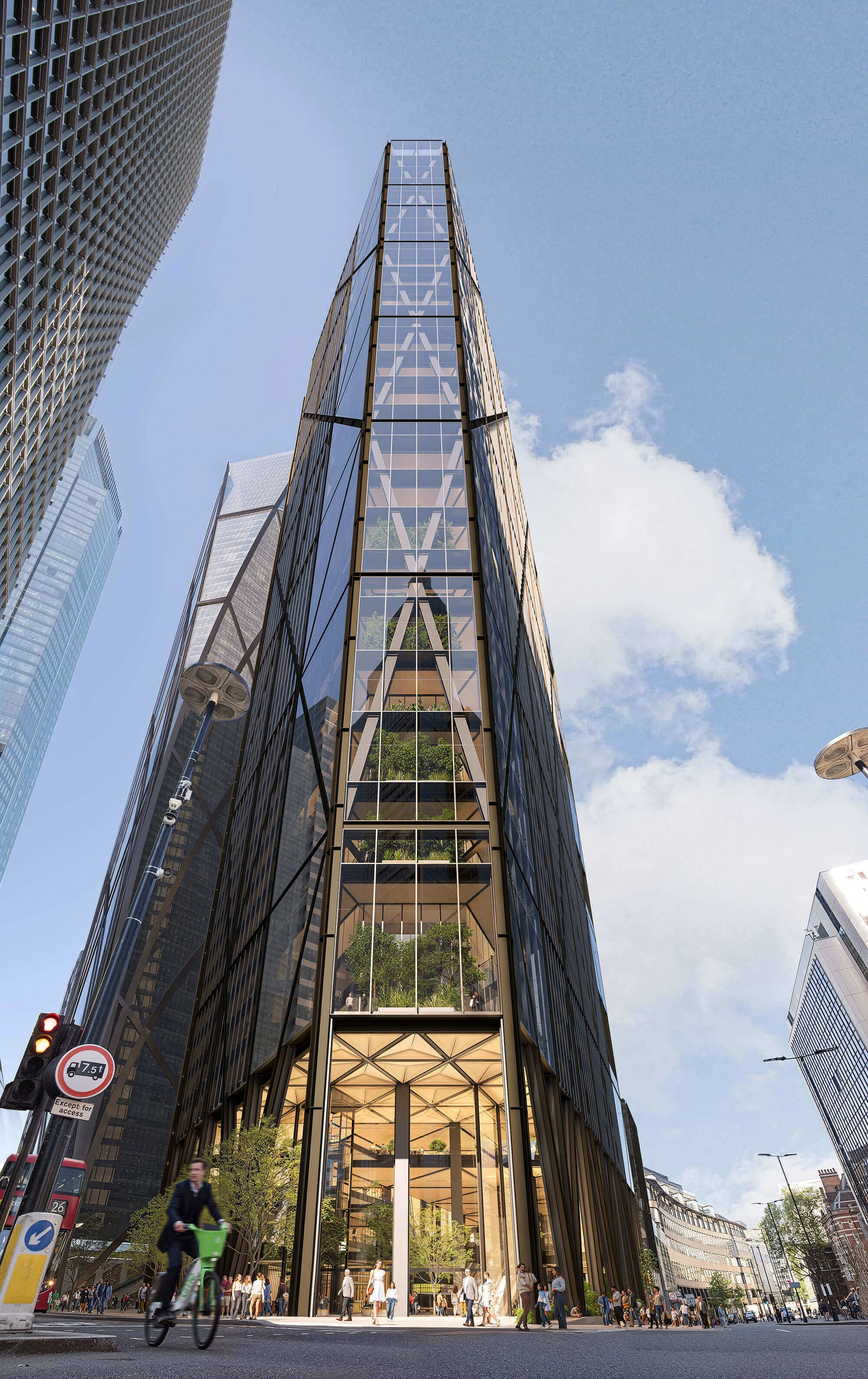 Rendering of 99 Bishopsgate